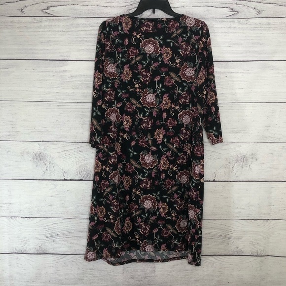 NWT NY Collection Floral Mini Dress Sz 1X - Picture 8 of 8